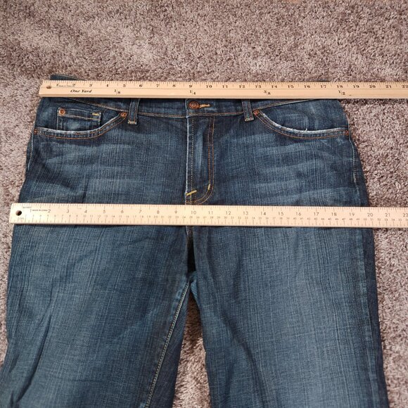 David Kahn Blue Jeans Womens Size 14 Bootcut Stretchy Cotton Polyurethane Casual - Picture 3 of 16